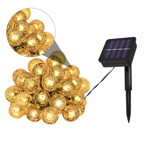 Luces LED Solares Burbuja 5m Exterior Patio Jardín miniatura 6