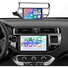 [2G+64G] Android 15 Car Stereo for Kia Rio 2015 2016 2017 Wireless Carplay Android Auto, 9 inch Touch Screen Radio GPS Navigation Bluetooth WiFi FM RDS EQ+Free AHD Backup Cam