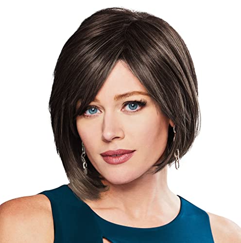 GABOR Peace Chin-Length Chic Layered Side Swept Wig by Hairuwear,