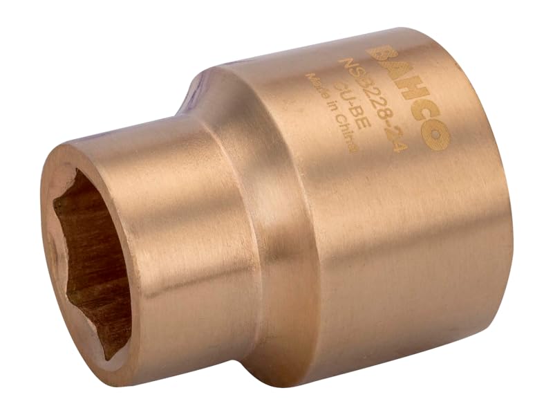 Douille hexagonale 1" 24 mm en cuivre-béryllium anti-déflagrante pour grands travaux