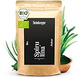 spirulina blau 🌱 𝘽𝙄𝙊𝙇𝙊𝙂𝙄𝙎𝘾𝙃𝙀𝙍 𝘼𝙉𝘽𝘼𝙐 (DE-ÖKO-006) - Die Spirulina Alge braucht viel Sonne und milde Temperaturen. Nach der Ernte erfolgt die schonende Pressung und Trocknung. Das Spirulina-Pulver ist naturrein.