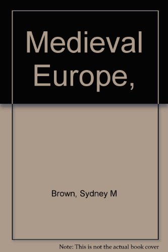 Medieval Europe, B000859UGW Book Cover