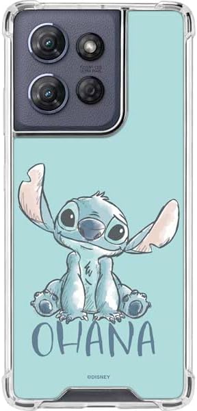 Skinit Clear Phone Case Compatible with Moto G Play 5G (2025) - Officially Licensed Disney Lilo and Stitch Character Pattern Design
