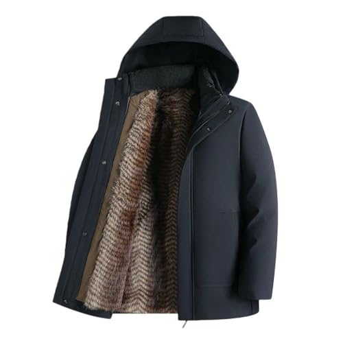 Veste d'hiver homme style médiéval chaud en tissu épais premium et finitions soignées