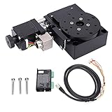 Linear Stage Sliding Table Rotating Platform High Precision Aluminum Alloy Lightweight Durable Low Noise Motor Drive for Laboratory Equipment and Industrial Automation SPR6011