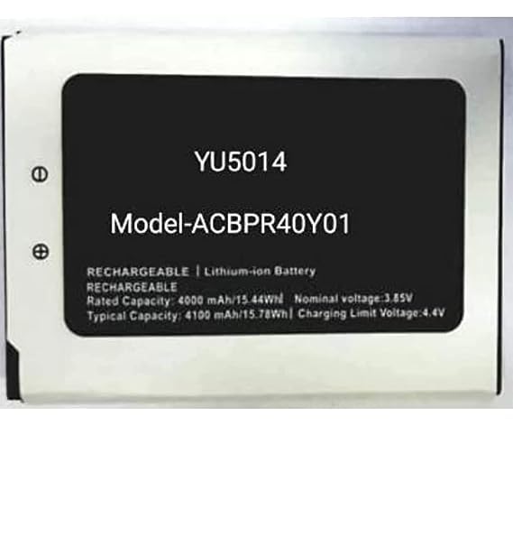 Image of Original ACBPR40Y01 Battery for yureka yu aace 5014 Battery with 6 Month Warranty**** (J0098)