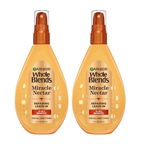 Garnier Whole Blends Soin réparateur sans sulfate 10-en-1 miel, 5 oz liq., 2 unités