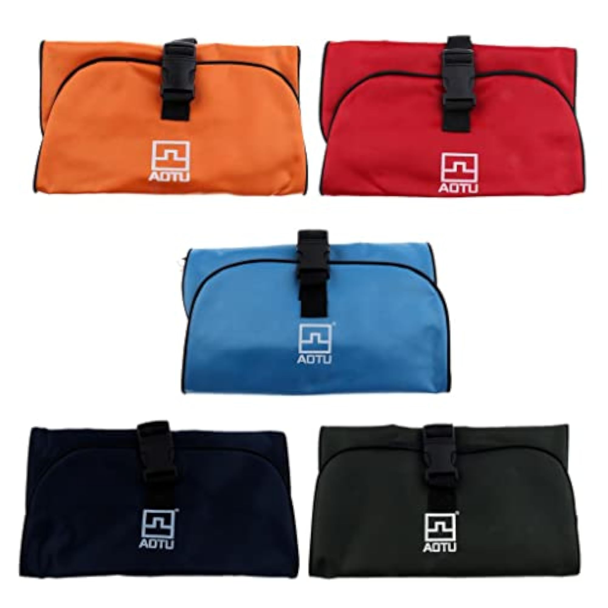 Portable Travel Wash Bag Makeup Organizer, Orange