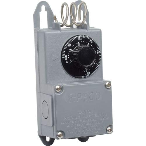 PECO Industrial Coiled Temperature Controller TF115-023 Temp. Range -30-100F w/Nema 4X