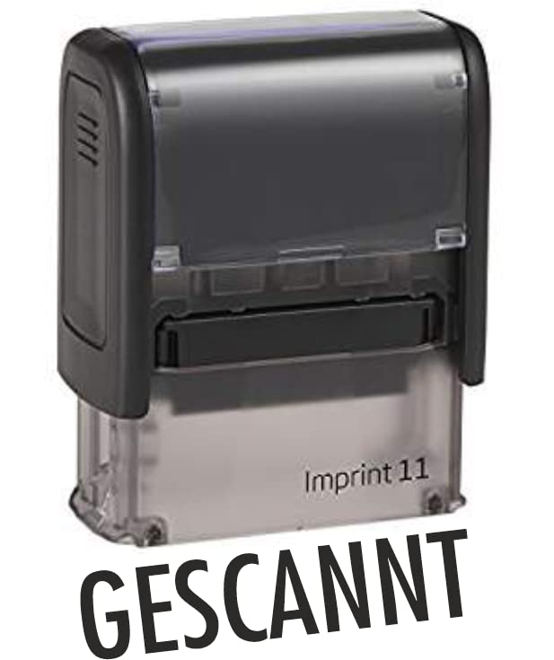 Die Stempel GmbH Selbstfärber Imprint Lagertext-Stempel GESCANNT...