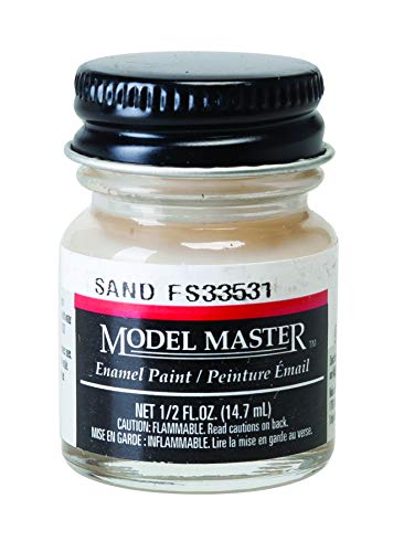 Testor Corp. Sand (FS33531) 1/2 oz Enamel Paint Bottle