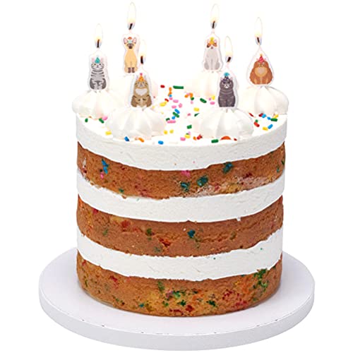 Bakery Crafts Birthday Party Cats Kittens Shaped Cake Candles thumb #3