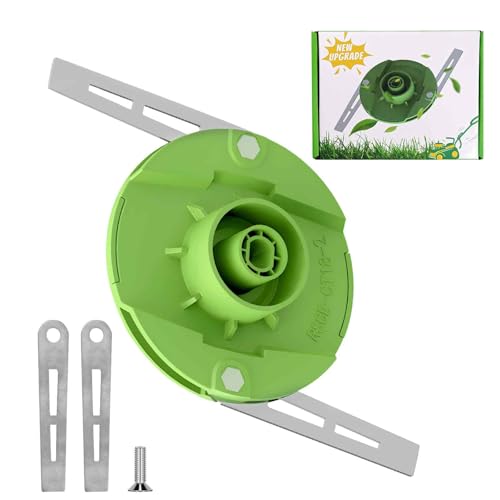 ZITUZY Repuestos para cortacésped de batería Einhell GE-CT 18 LI, 1 disco de corte + 4 cuchillas (Verde)