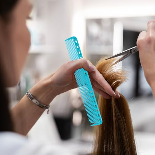 6 Peines para Corte de Cabello de Carbono 7 Pulgadas miniatura 6