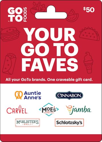 GoTo Foods Physical Gift Card - $50