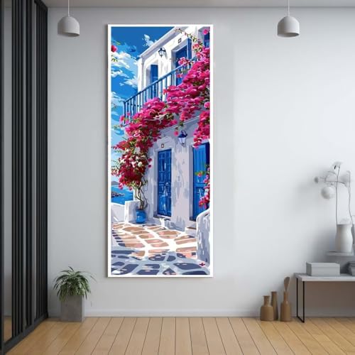 Diamond Painting La mer Égée 60x150cm avec broderie paysage en kit complet pour adulte
