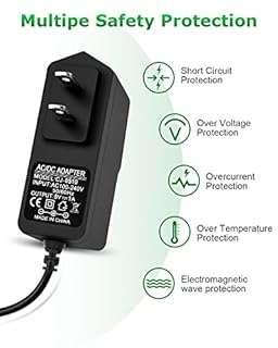 Arkare 5V 1A DC Power Supply Adapter 5W AC/DC Charger AC 100V-240V to D C 5 Volt 1Amp 0.5A Replacement Power Cord for Security Camera Baby Monitor Graco Swing TV Box Raspberry Pi Type C with 8TIPS