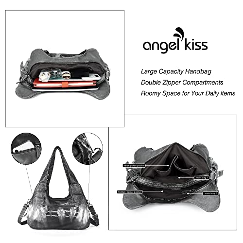 Image of Angelkiss Hobo Purses and handbags for Women Satchel Handbag Women Purses Large Daily Shoulder Bags