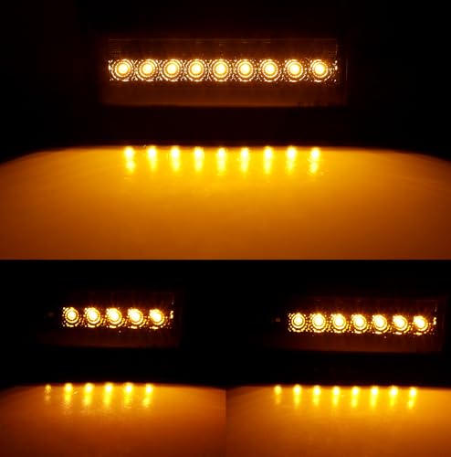 Lámpara LED Turn Signal Delantera para Jeep Cherokee XJ 1984-96 miniatura 3