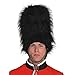Faschingshut: Fellmütze für Herren, 40cm hoch