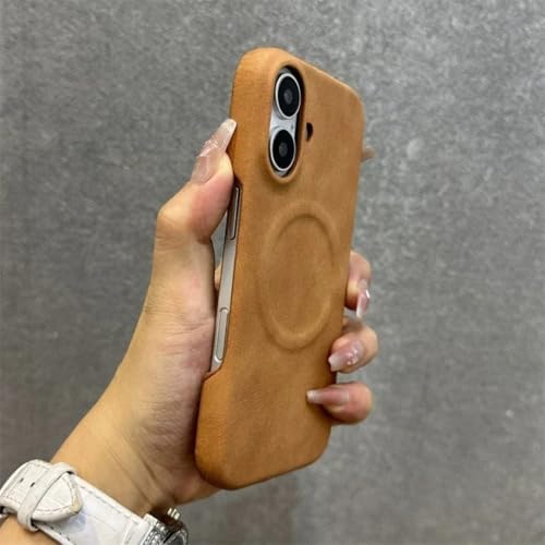 Coque de protection magnétique pour iPhone 16 Plus orange pour sublimer votre nouveau téléphone