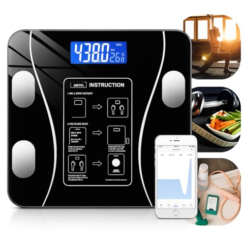 Balança Digital Bluetooth com Bioimpedância e Aplicativo