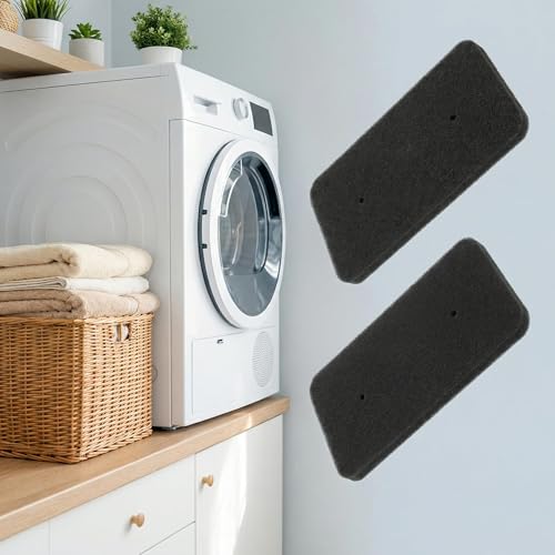 2 Stück Trockner Filter für Hoover Candy Trockner 40006731 Wärmepumpentrockner 275 x 125 x 10 mm Filter Wäschetrockner Trockner Ersatzteile Dryer filter Schaumstoff Filter Flusenfilter Filtermatte