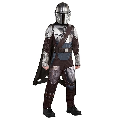 Party City Disney The Mandalorian: The Mandalorian Costume for Kids, Boys Medium