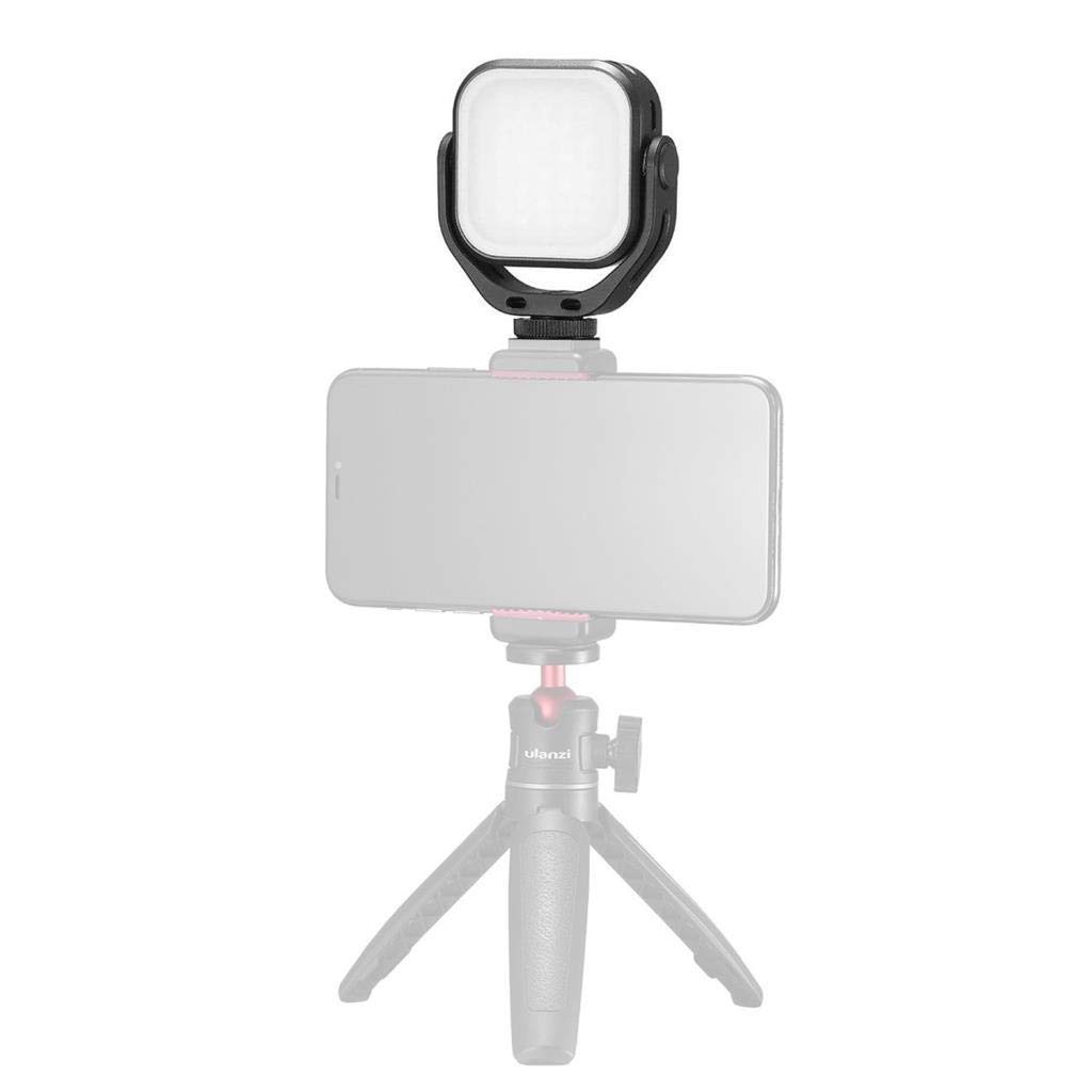 Ulanzi Vijim VL66 - Mini lámpara LED Bicolor giratoria para Smartphone y cámara con Temperatura de Color Ajustable 2500-6500 K y batería de 2000 mAh, USB-C, luz Suave, iluminación de vídeo
