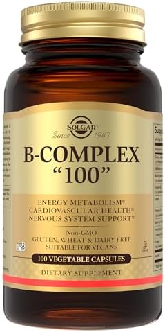 Solgar Vitamin B-Complex "100" Extra High Potency Vegetable Capsu...