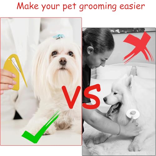 5 Stücke Entfilzungsmesser Katze,Entfilzungsmesser Katzen,Pet Knotting Comb,Entfilzer Mit Stahlklinge,Katzen Entfilzungsmesser,Entfilzungskamm Katze Für Katzen,Für Entfernt Verfilzungen