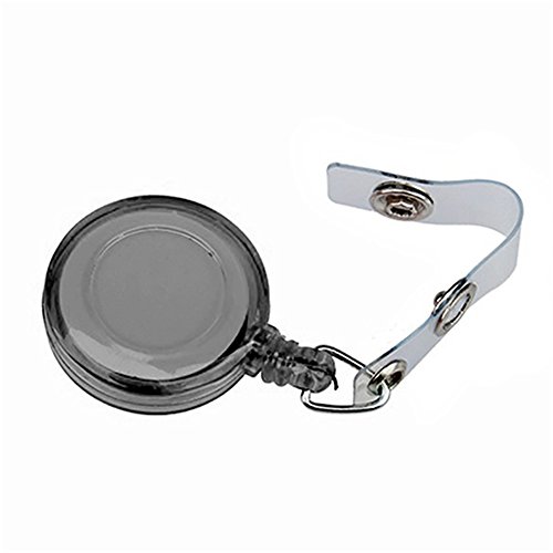 Yamalans 5 peças/conjunto retrátil de crachá de identificação para cartão de identificação e clipe d