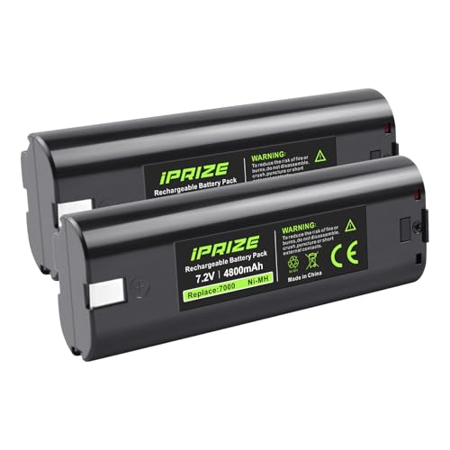 iPrize 2-Pack 7.2V 4.8Ah NI-MH Replacement Battery for Makita 7000 7002 7033 191679-9 192532-2 192695-4 632002-4 632003-2 Cordless Tool