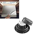 WanDwel RV Skylight Insulator Cover 14x14 + Metal Camper Plumbing Vent Cap
