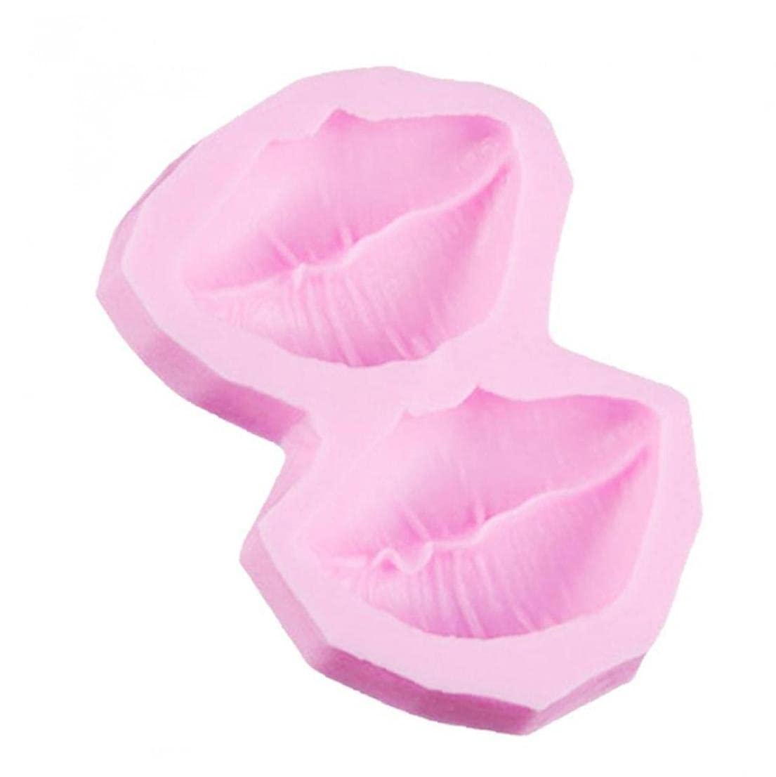Tossper Sexy Lips Molds, Candy Silicone Mold, Lips Fondant Molds For Chocolate Pastry Sugarcraft Cake Decoration Party Supplies