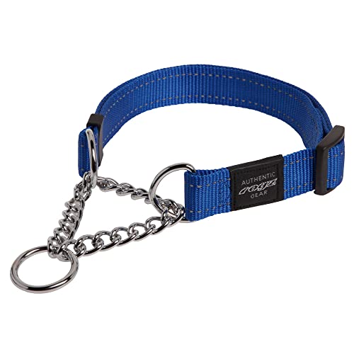 ROGZ HC06-B Utility Stop- Halsband/Fanbelt, L, blau