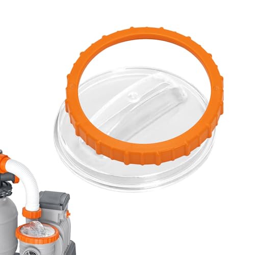 LusDoly Pièces de Rechange pour Filtre à Sable de Pompe de Piscine pour Pompes à Filtre Bestway Flowclear, P07018 écrou + P07019 Couvercle pour 58486 58497...