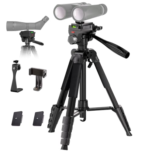 Lusweimi 72 inch Spotting Scope Tripod