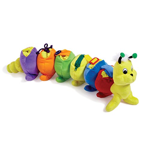 Preisvergleich Produktbild Edushape Anzieh-Raupe, eine lustige Möglichkeit, Kleinkindern grundlegende Ankleidefähigkeiten beizubringen.