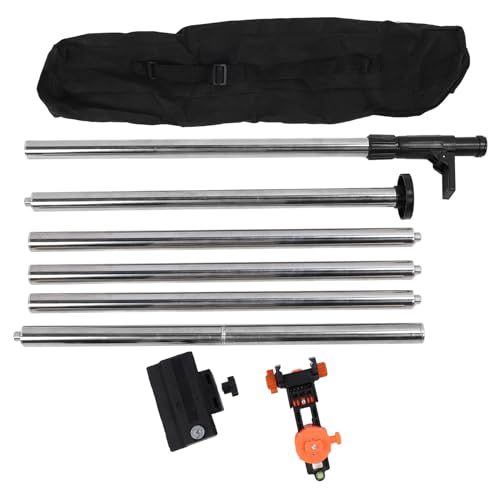 Tige de nivellement télescopique 4.8m en alliage d'aluminium stable - 7
