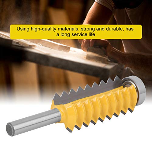 Fräser-Bit-Set, 8-Schaft-Holzbearbeitungs-Fräser, Schiene, Holm-Fräser, Umkehrbar, Fingerleim-Verbindungs-Fräser, Holzbearbeitungs-Fräser, Fräser mit(Vielzahn-Zapfenmesser 8X55)