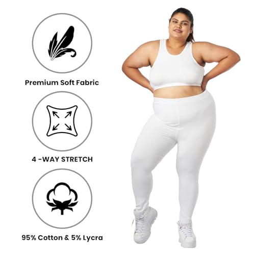 Image of BIGTEES Leggings Regular & Plus Size | Cotton Legging | Legging Full Coverage Tummy Controller | Leggings for Women