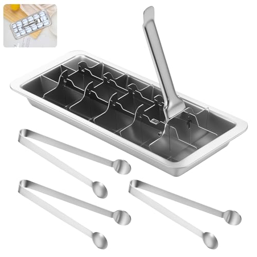Bandeja de Hielo de Acero Inoxidable 18 Cubos miniatura 1