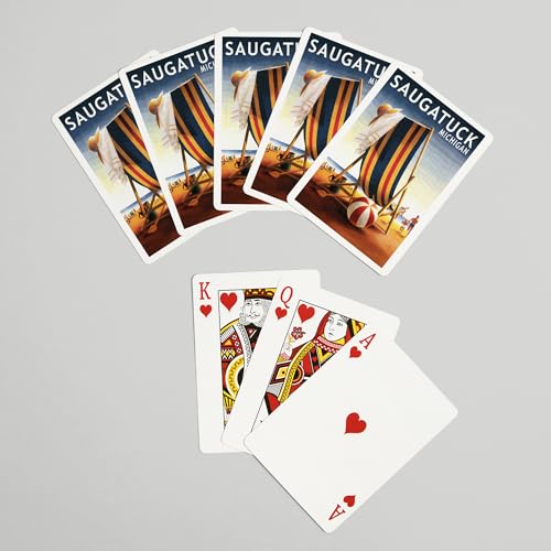 Baraja de 52 cartas tamaño póker para adultos miniatura 7