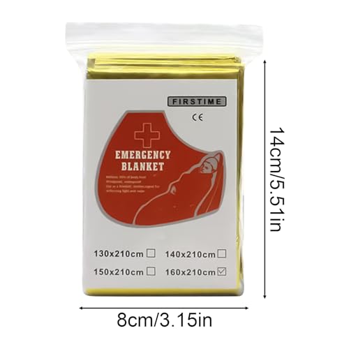 Couverture De Survie,Protection Thermique Anti-Vent - Couverture Réflective Portable pour Situations d'urgence, Randonnée, Camping et Survie – Image 6