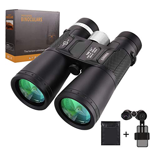 Fernglas 12x50 KEPLUG Fernglas Erwachsene, mit Tasche