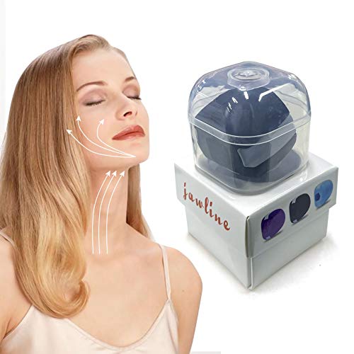 Jaw Exerciser, Jawline Exerciser Jaw, Face, and Neck Exerciser - Define Your Jawline, Slim and Tone Your Face. Jaw Line Exercise Device for Men & Women, Facial Exerciser Black