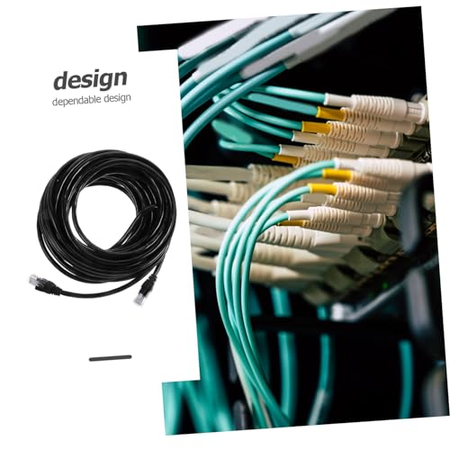Cable Ethernet Cat6 Housoutil 10 m Negro miniatura 4