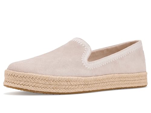 Image of TOMS Women's Carolina Slip-on Espadrille, Leather Upper
