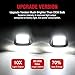 Nilight License Plate Light Compatible with 2007 2008 2009 2010 2011 2012 2013 2014 2015 2016 2017 2018 2019 2020 2021 Nissan Frontier Navara D40 2007-2015 Titan Armada Xterra Black Housing